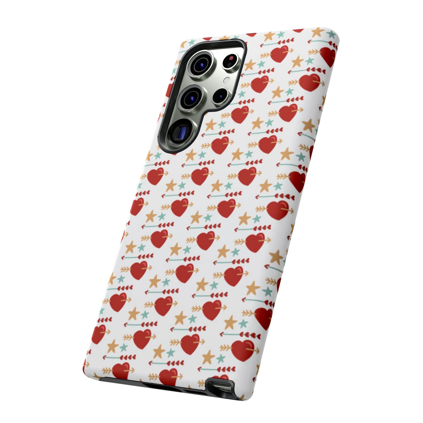 Retro Hearts and Stars - Samsung Galaxy Case - BOGO Cases