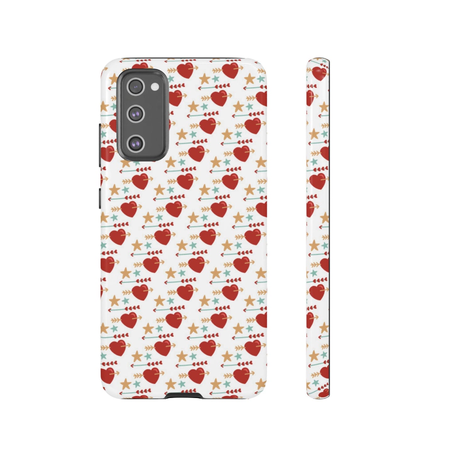 Retro Hearts and Stars - Samsung Galaxy Case - BOGO Cases