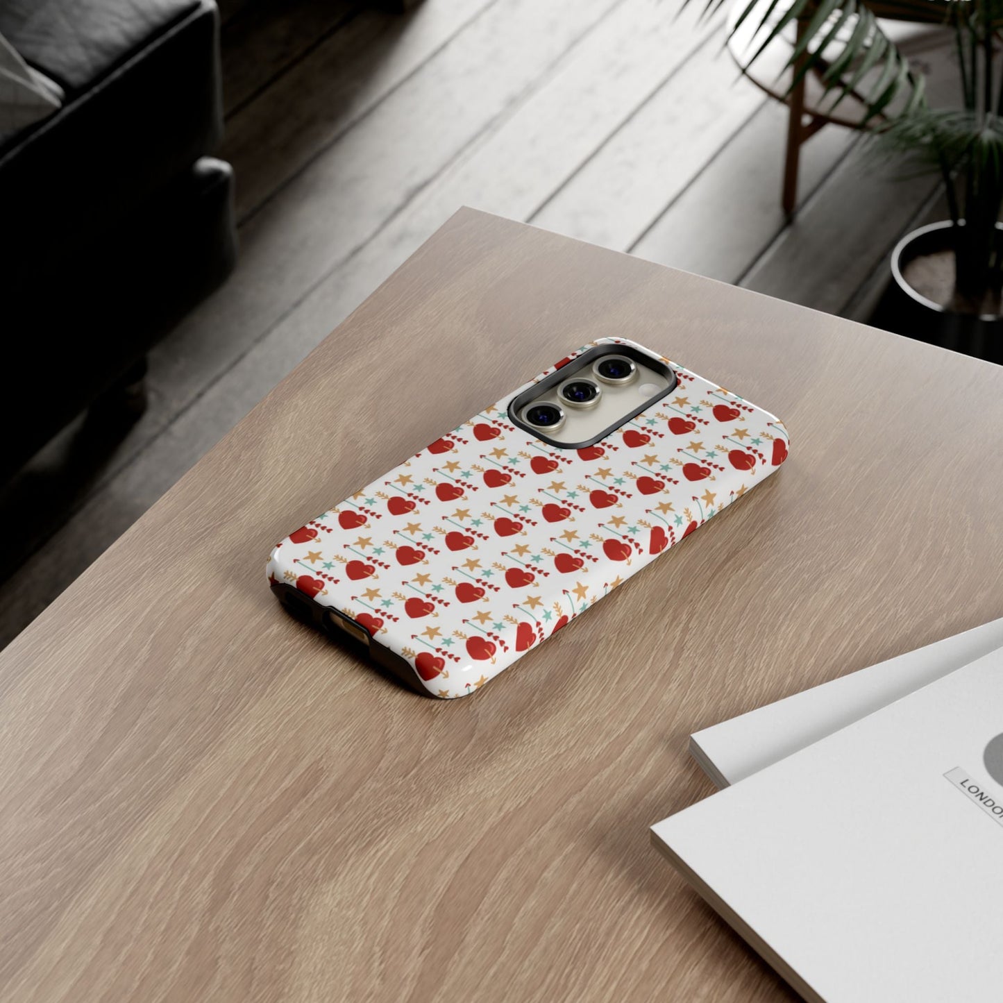 Retro Hearts and Stars - Samsung Galaxy Case - BOGO Cases