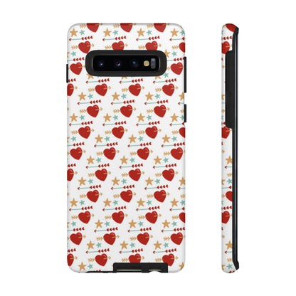 Retro Hearts and Stars - Samsung Galaxy Case - BOGO Cases