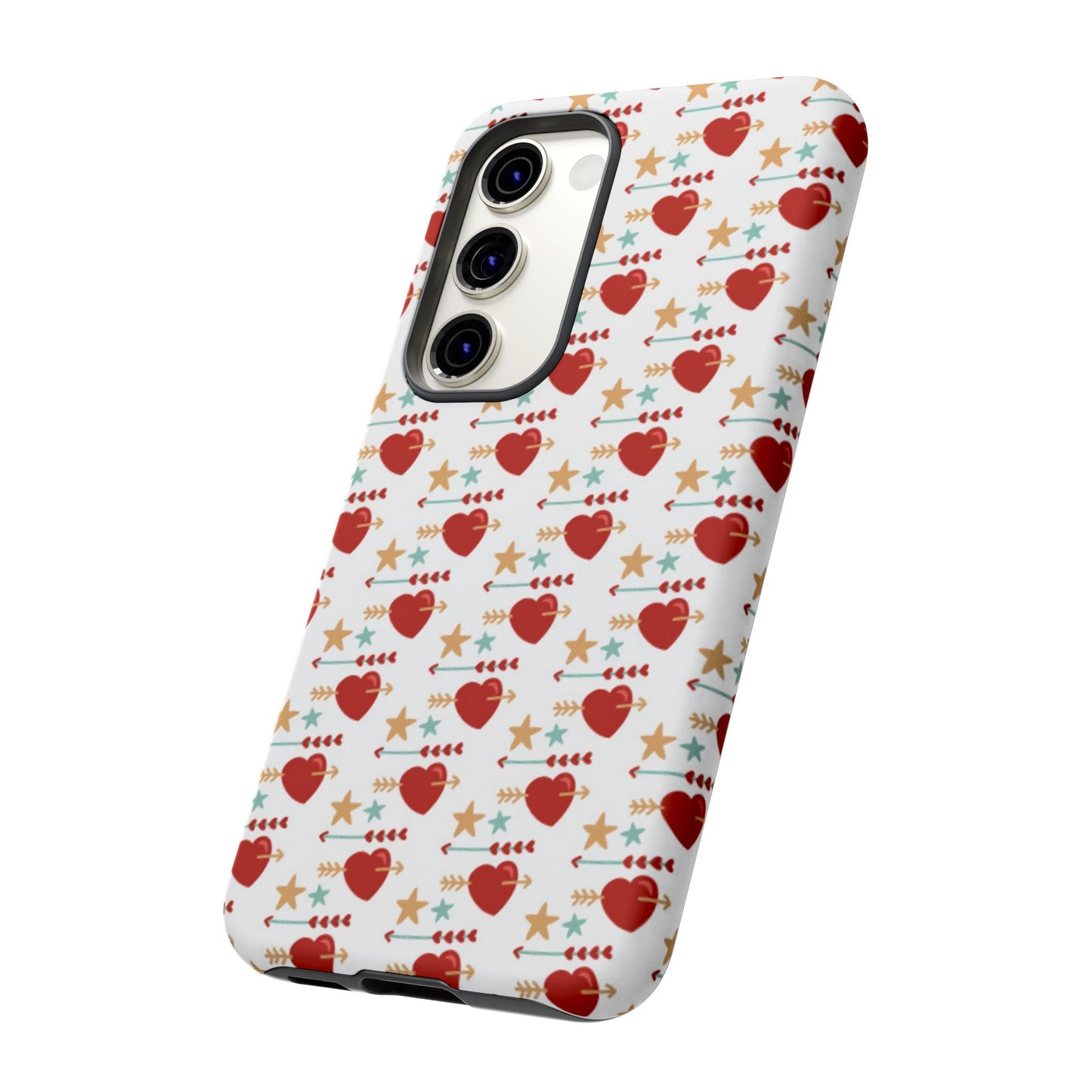 Retro Hearts and Stars - Samsung Galaxy Case - BOGO Cases