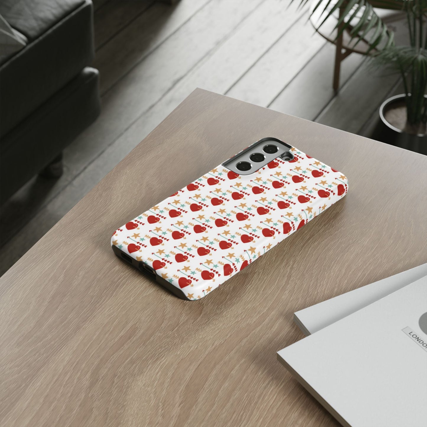 Retro Hearts and Stars - Samsung Galaxy Case - BOGO Cases