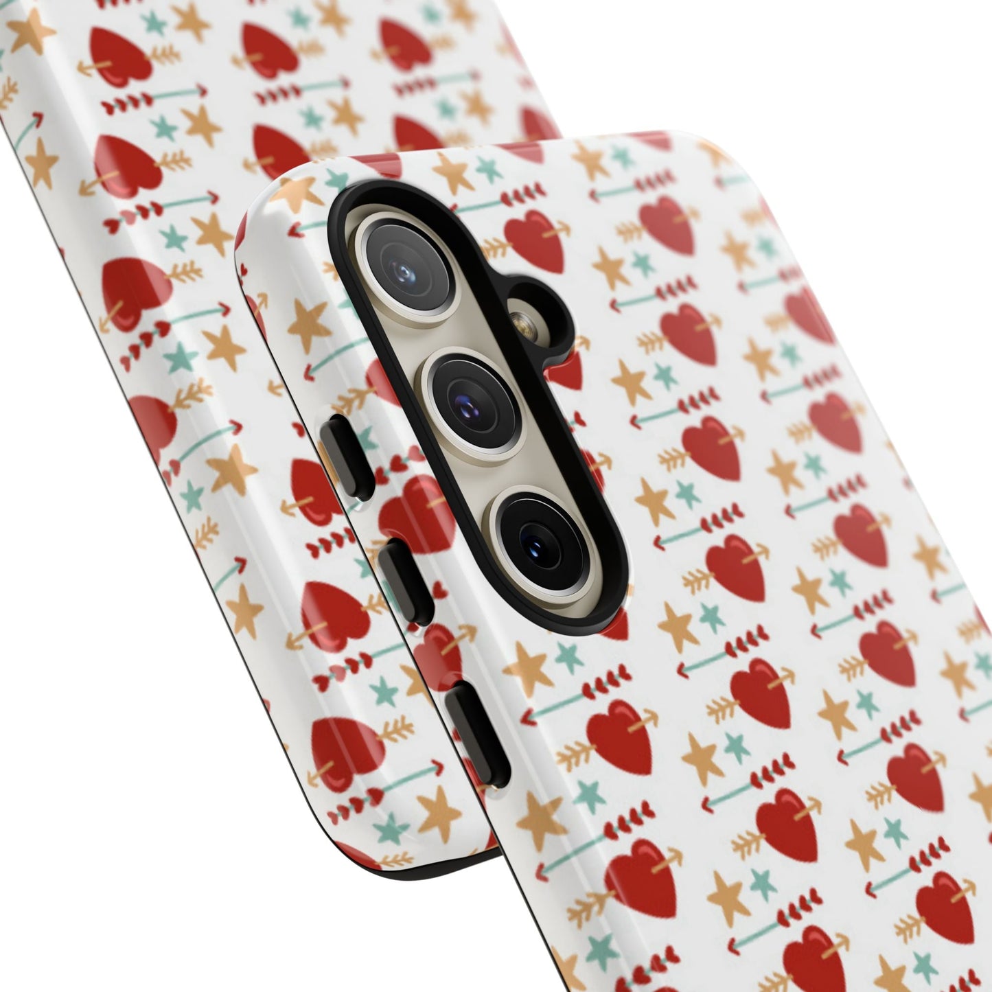 Retro Hearts and Stars - Samsung Galaxy Case - BOGO Cases