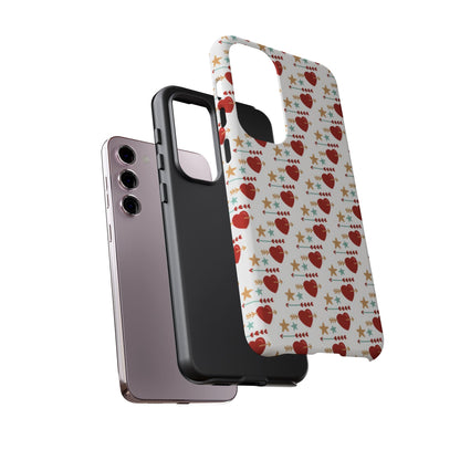 Retro Hearts and Stars - Samsung Galaxy Case - BOGO Cases