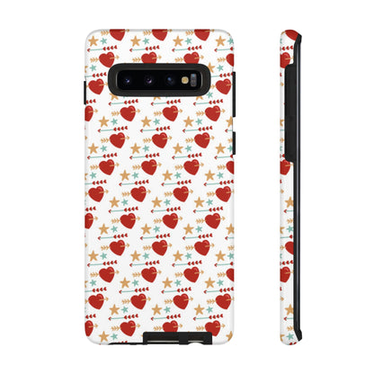 Retro Hearts and Stars - Samsung Galaxy Case - BOGO Cases