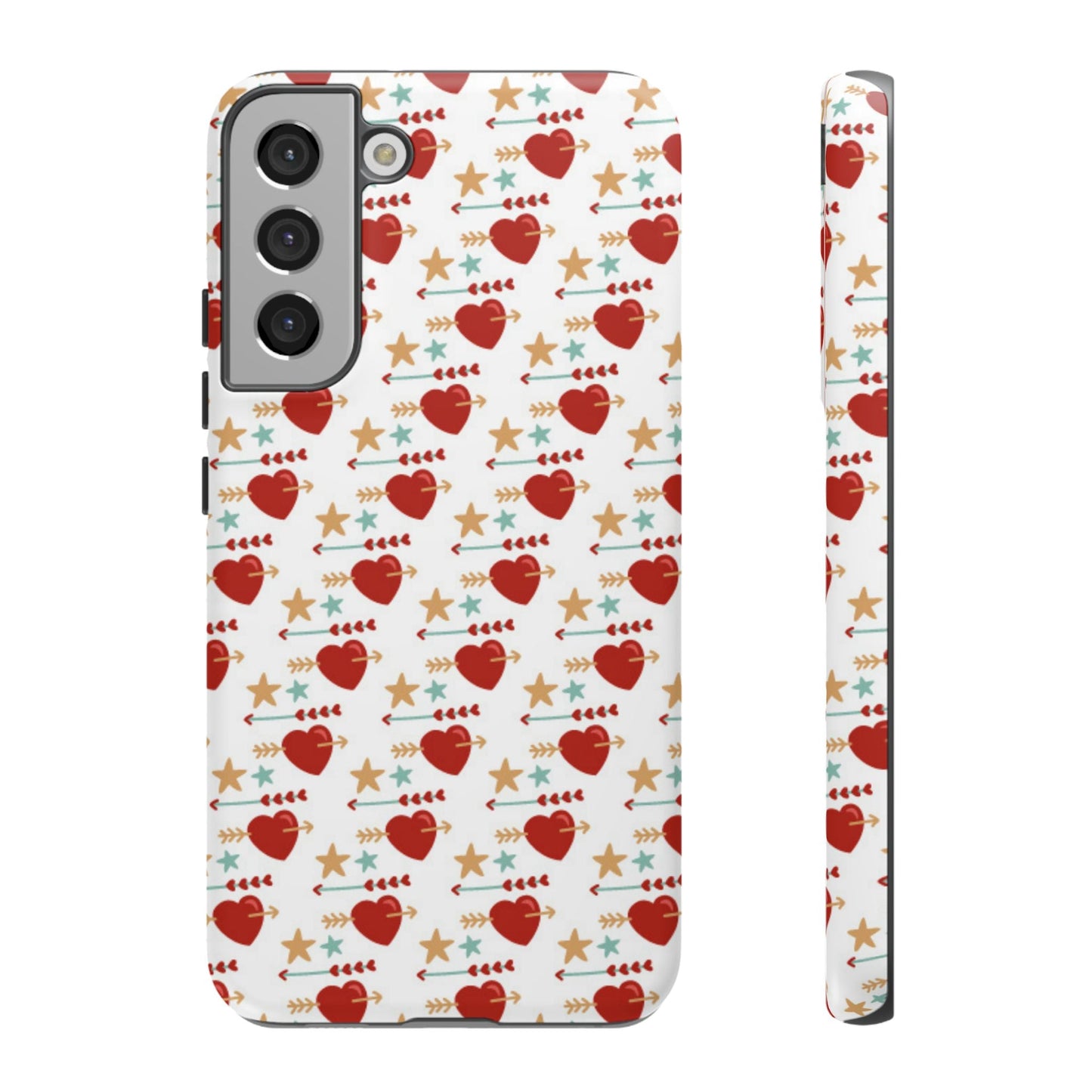 Retro Hearts and Stars - Samsung Galaxy Case - BOGO Cases