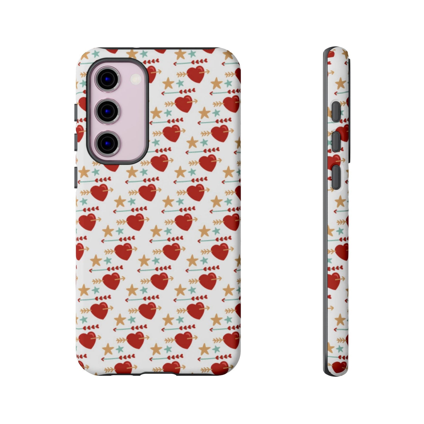 Retro Hearts and Stars - Samsung Galaxy Case - BOGO Cases