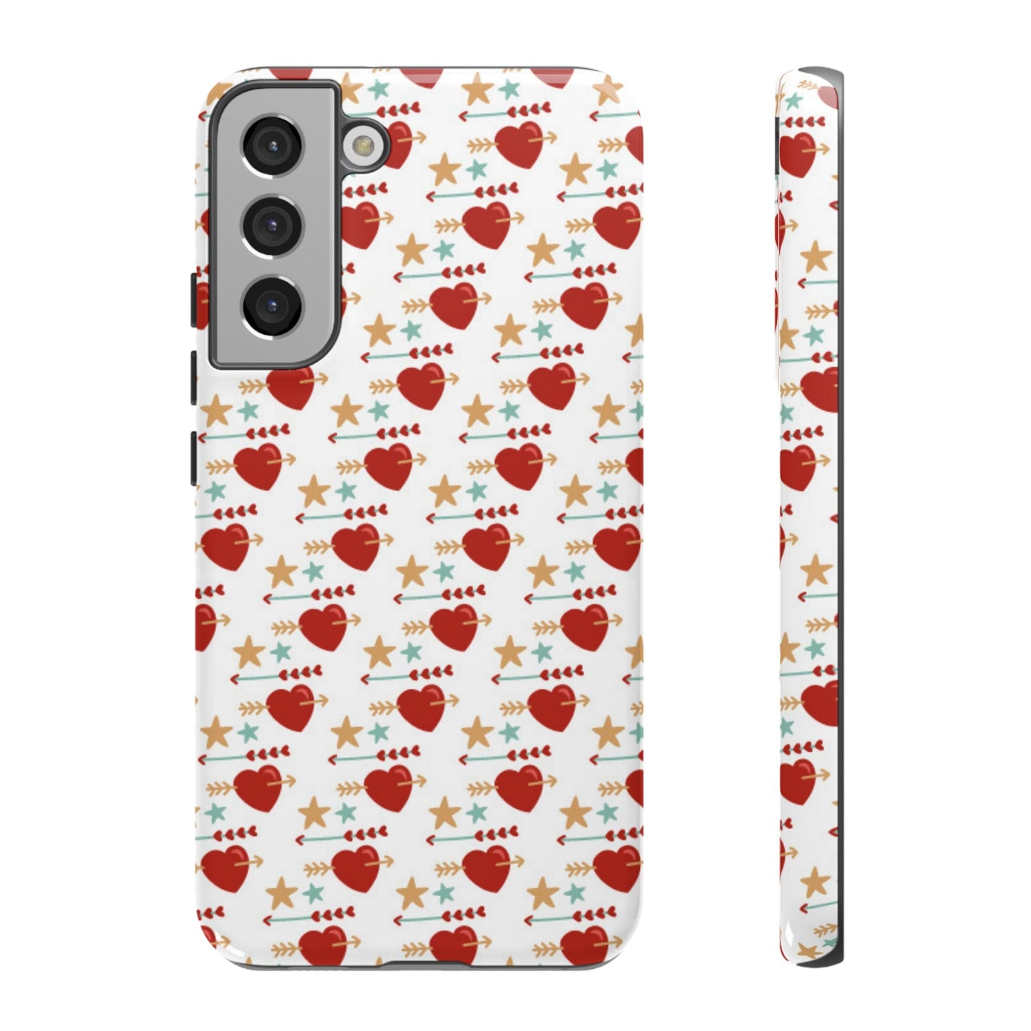 Retro Hearts and Stars - Samsung Galaxy Case - BOGO Cases