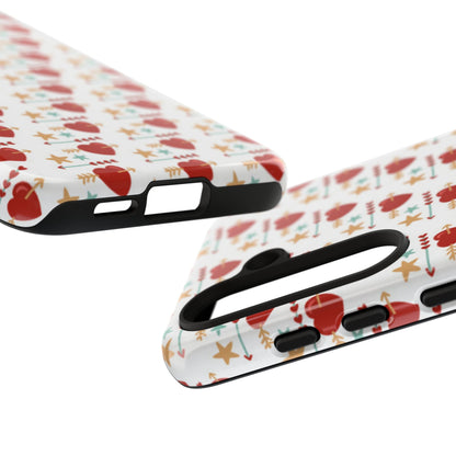 Retro Hearts and Stars - Samsung Galaxy Case - BOGO Cases