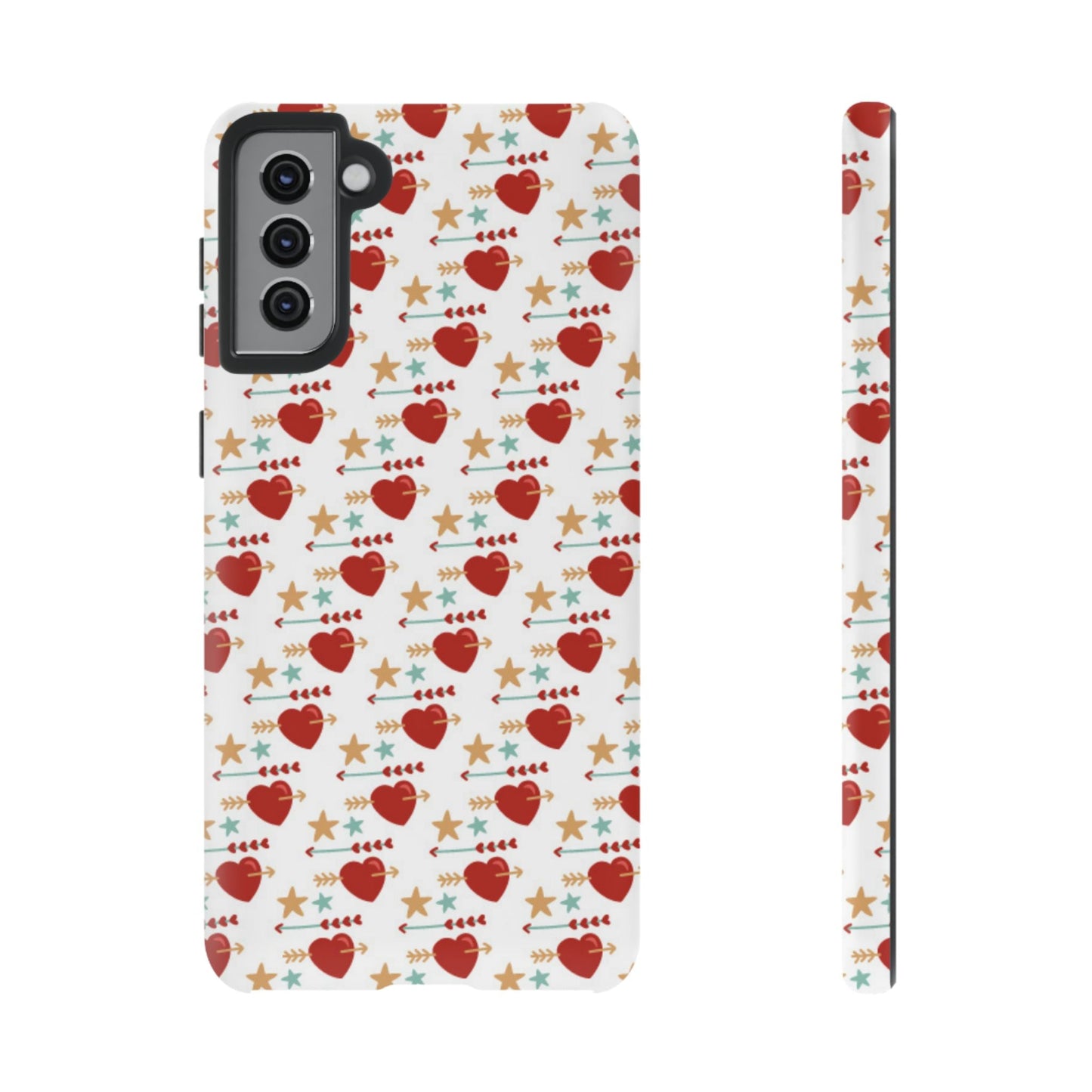 Retro Hearts and Stars - Samsung Galaxy Case - BOGO Cases