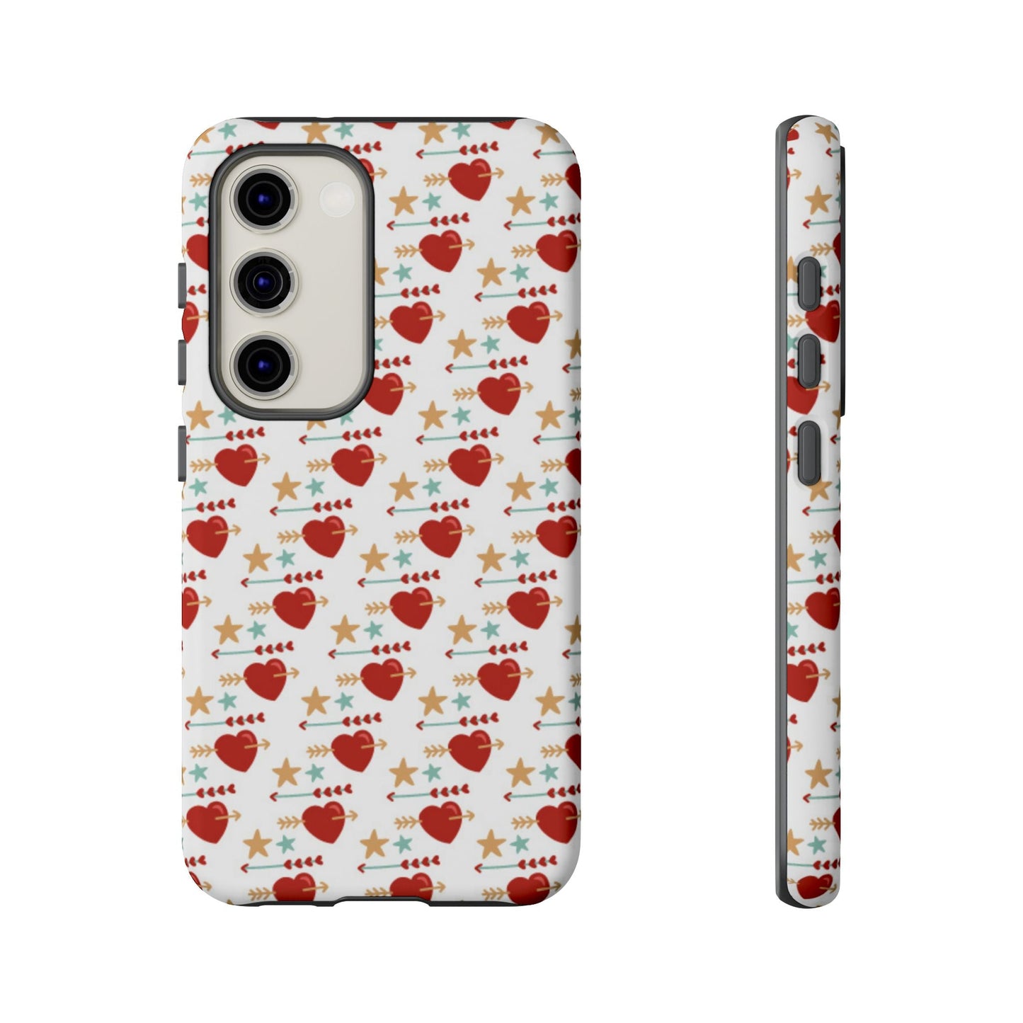 Retro Hearts and Stars - Samsung Galaxy Case - BOGO Cases