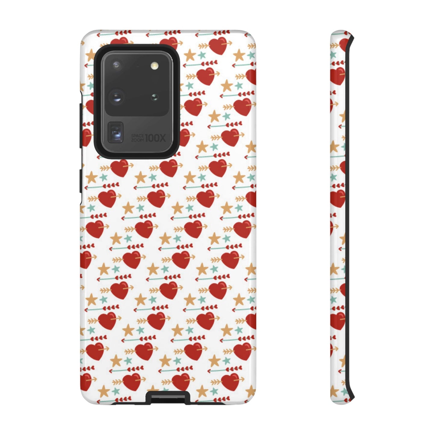 Retro Hearts and Stars - Samsung Galaxy Case - BOGO Cases
