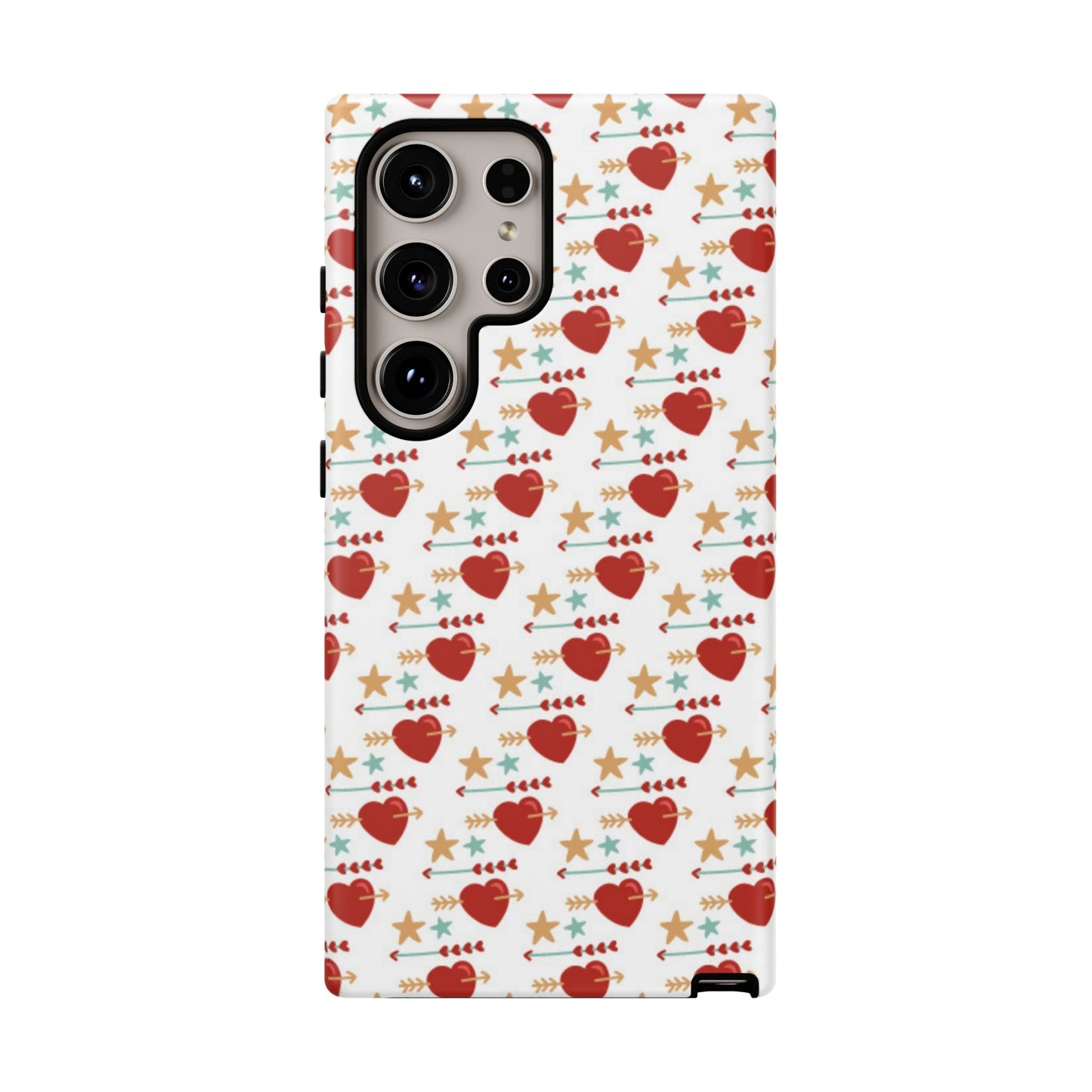 Retro Hearts and Stars - Samsung Galaxy Case - BOGO Cases