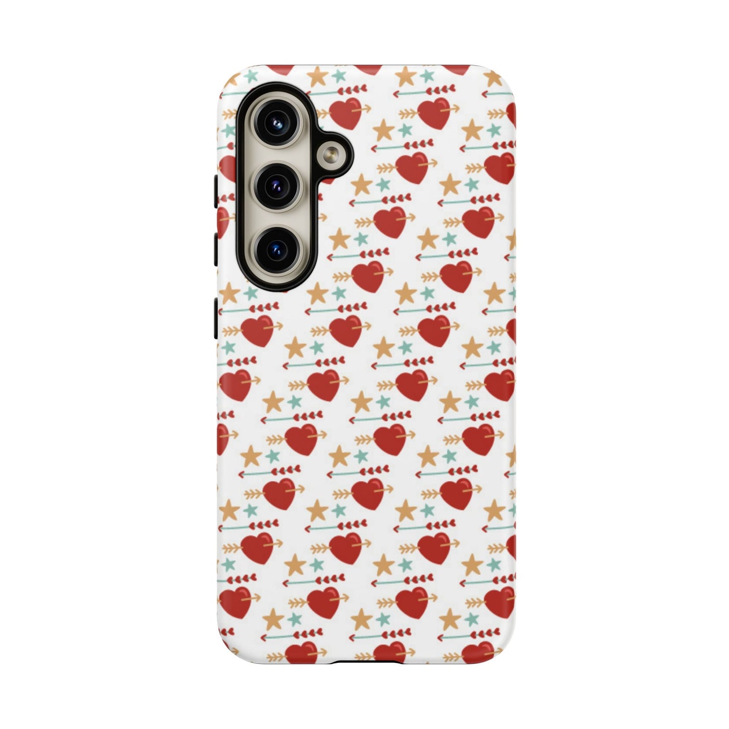 Retro Hearts and Stars - Samsung Galaxy Case - BOGO Cases
