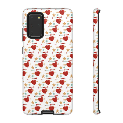 Retro Hearts and Stars - Samsung Galaxy Case - BOGO Cases