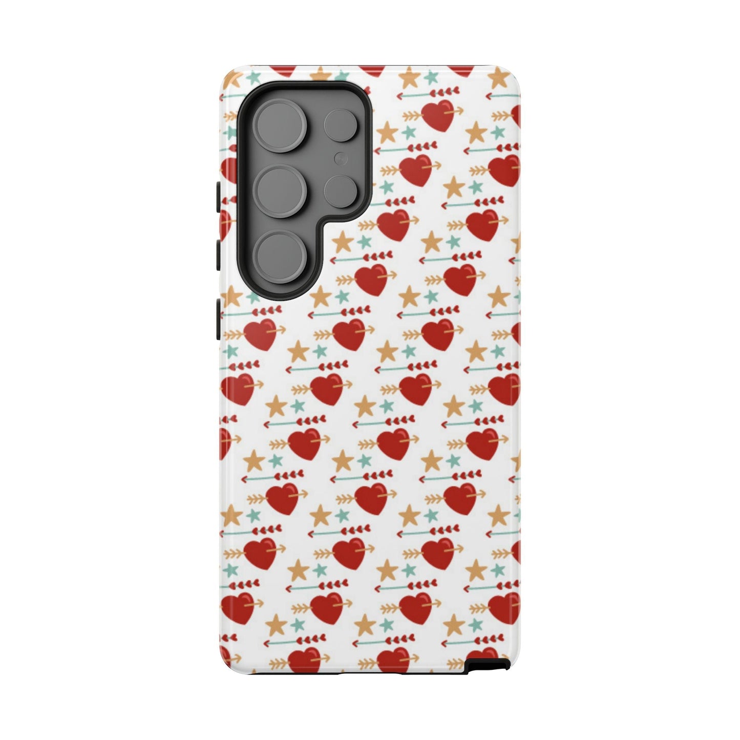 Retro Hearts and Stars - Samsung Galaxy Case - BOGO Cases