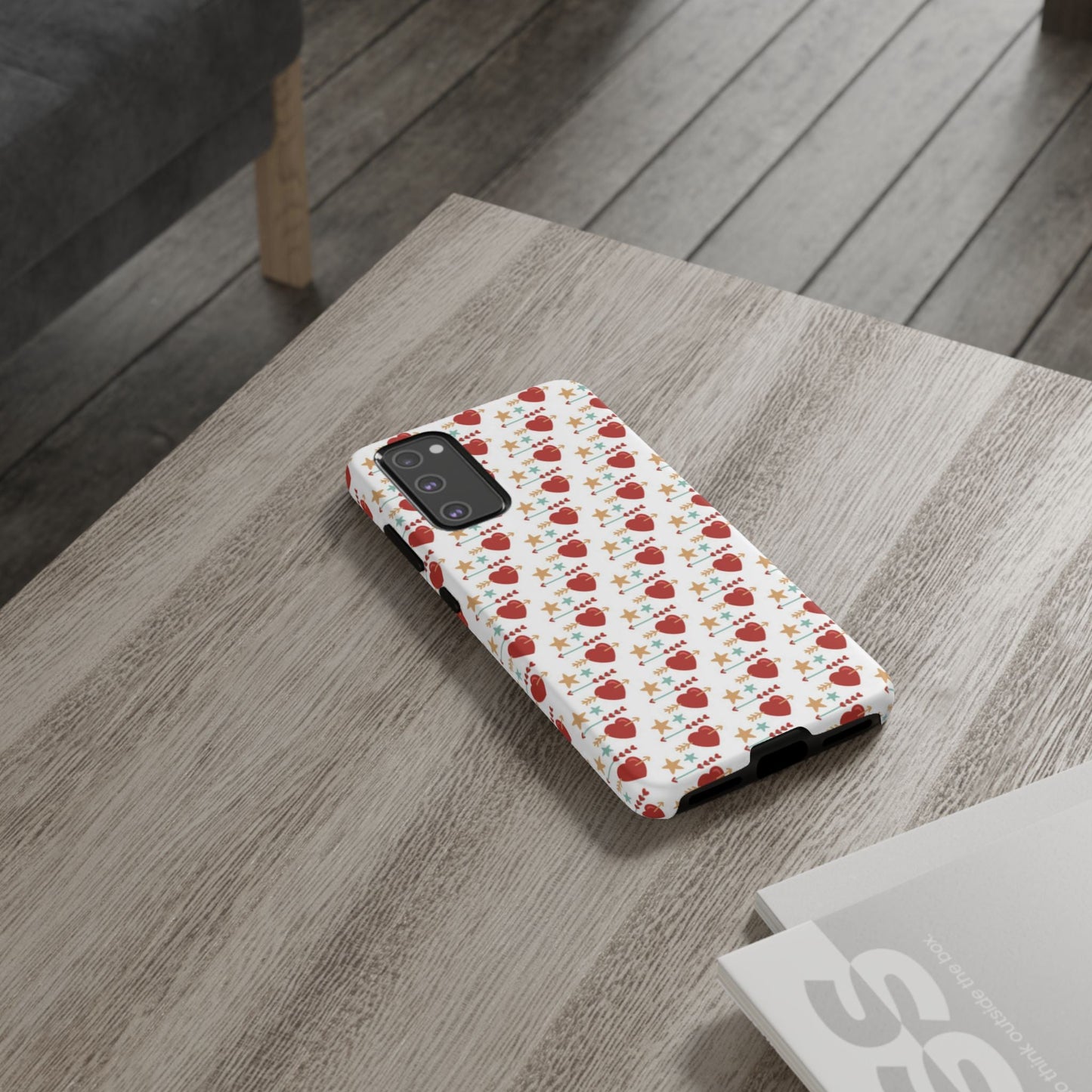 Retro Hearts and Stars - Samsung Galaxy Case - BOGO Cases