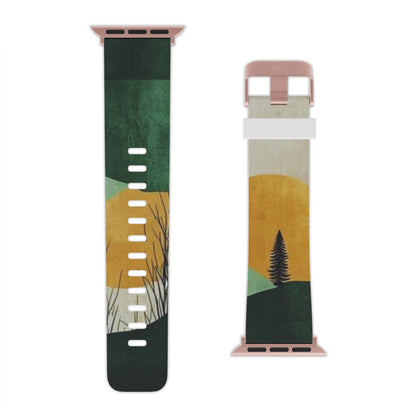 Retro Mountain Sunrise Apple Watch Band - BOGO Cases