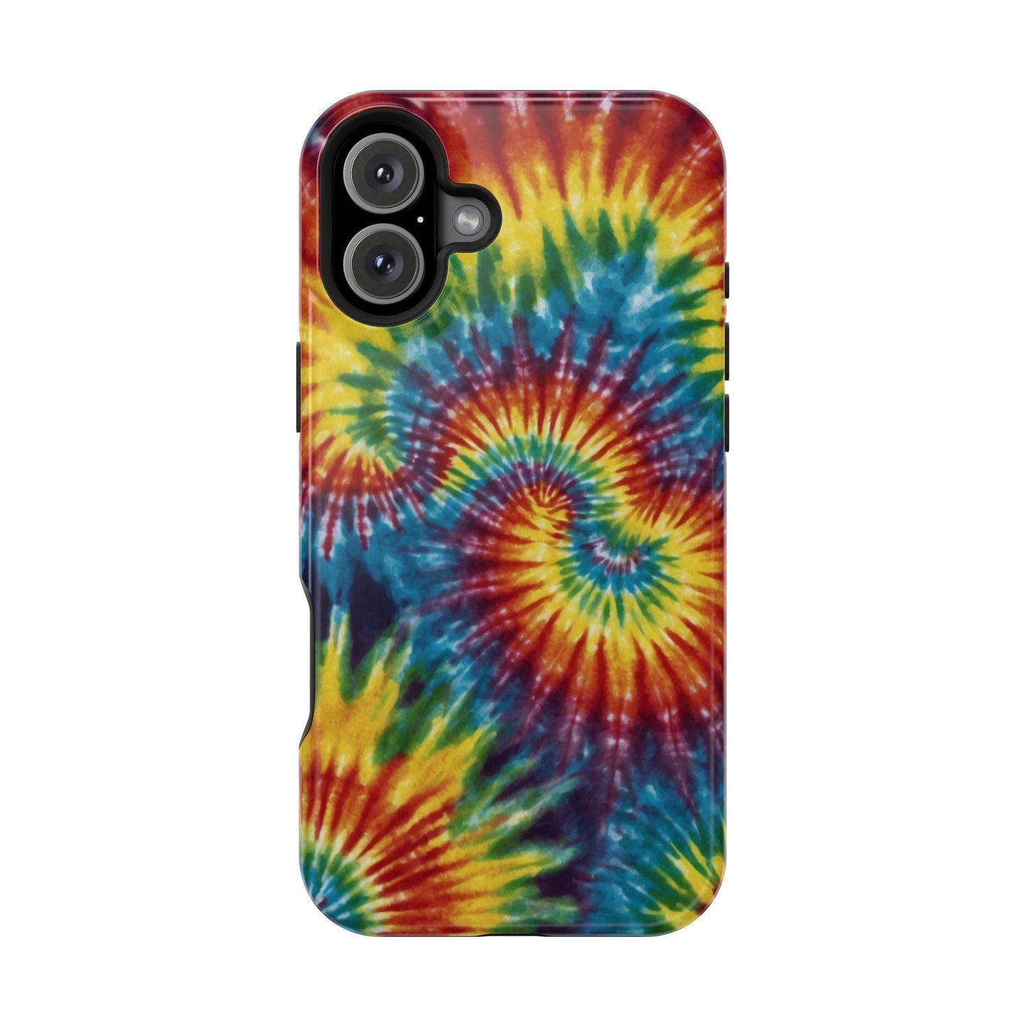 Retro Rainbow Tie - Dye MagSafe Case – Swirl Design - BOGO Cases