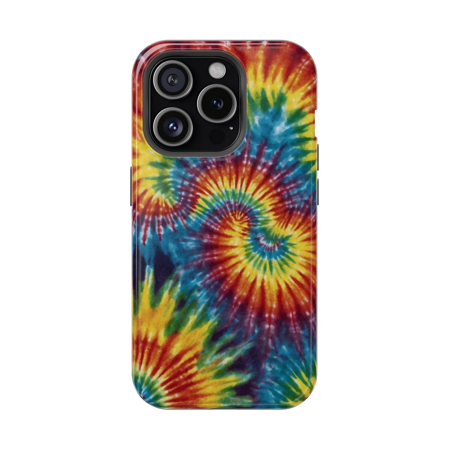 Retro Rainbow Tie - Dye MagSafe Case – Swirl Design - BOGO Cases