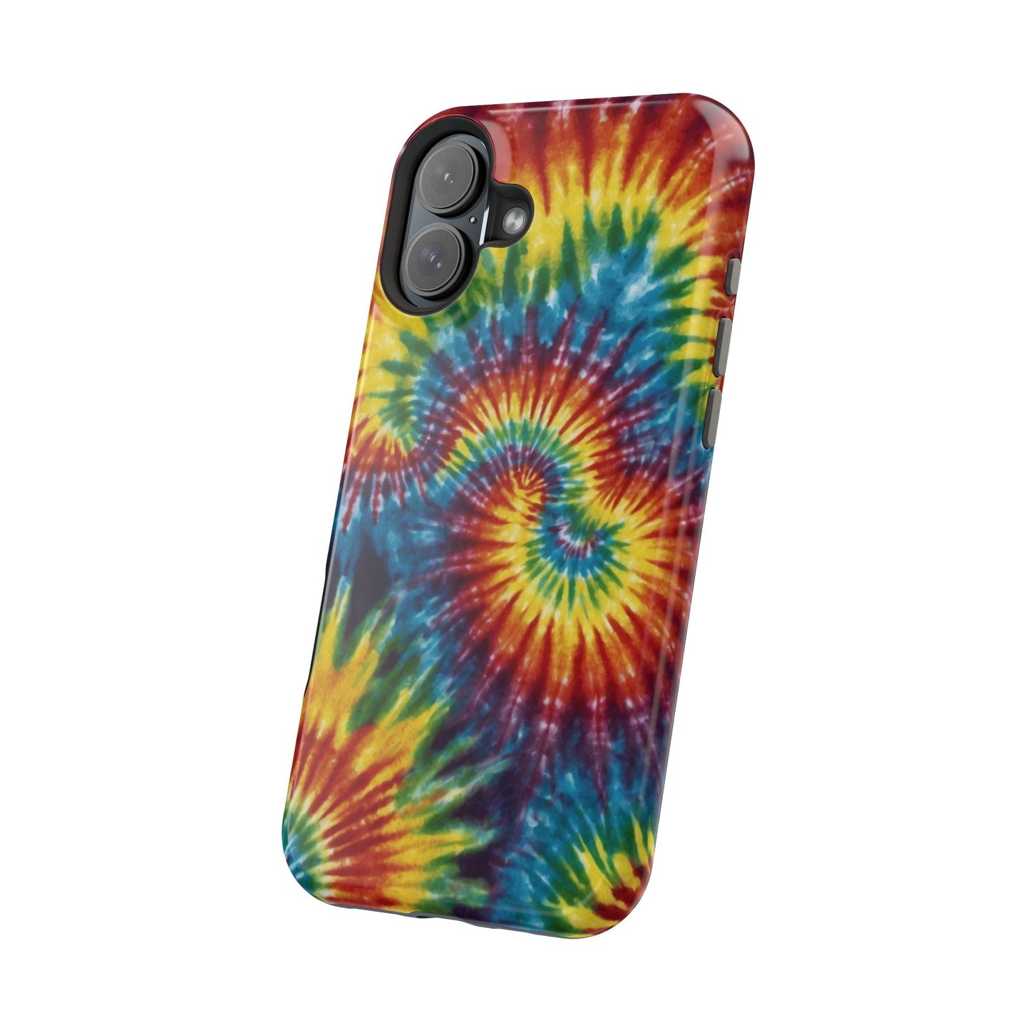Retro Rainbow Tie - Dye MagSafe Case – Swirl Design - BOGO Cases