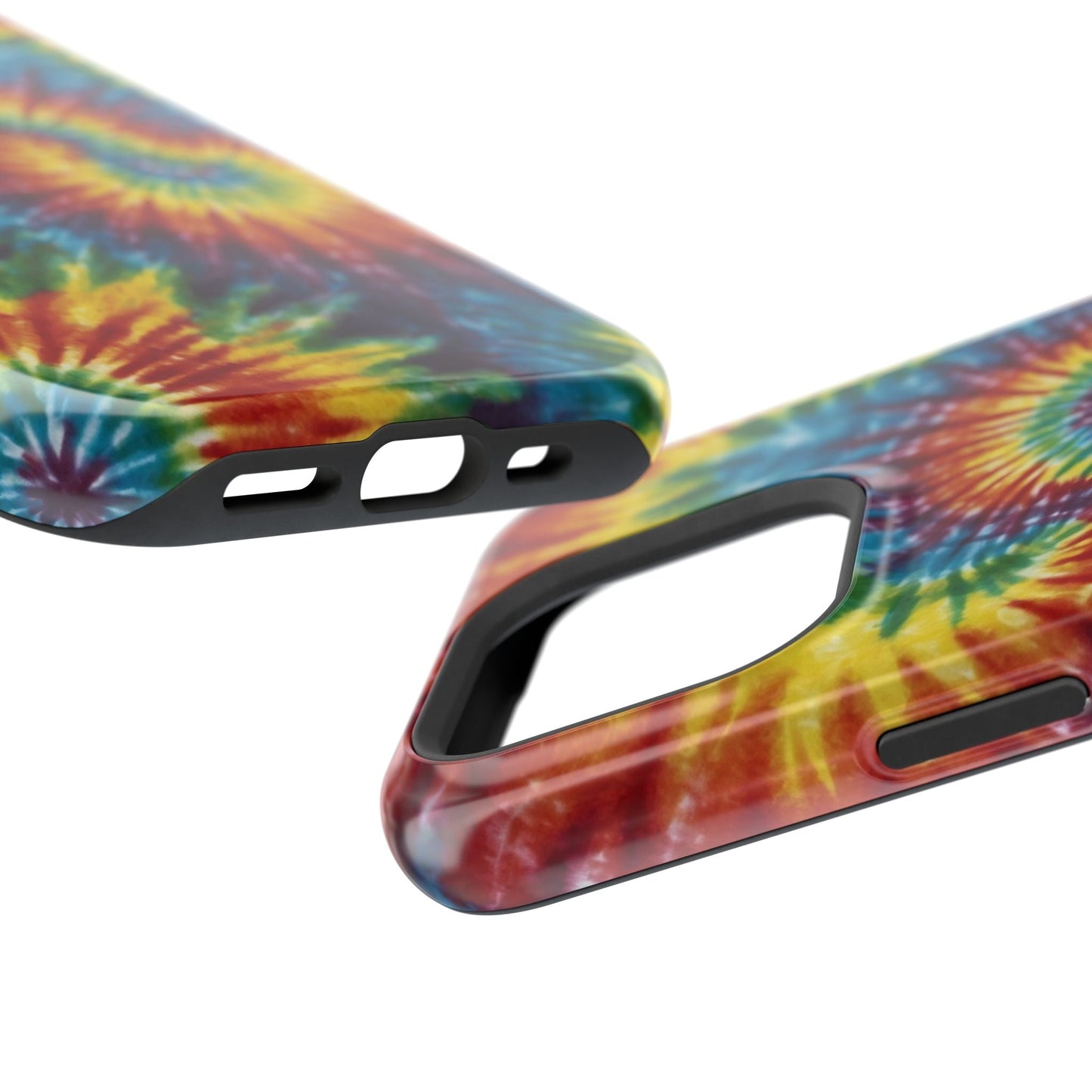 Retro Rainbow Tie - Dye MagSafe Case – Swirl Design - BOGO Cases