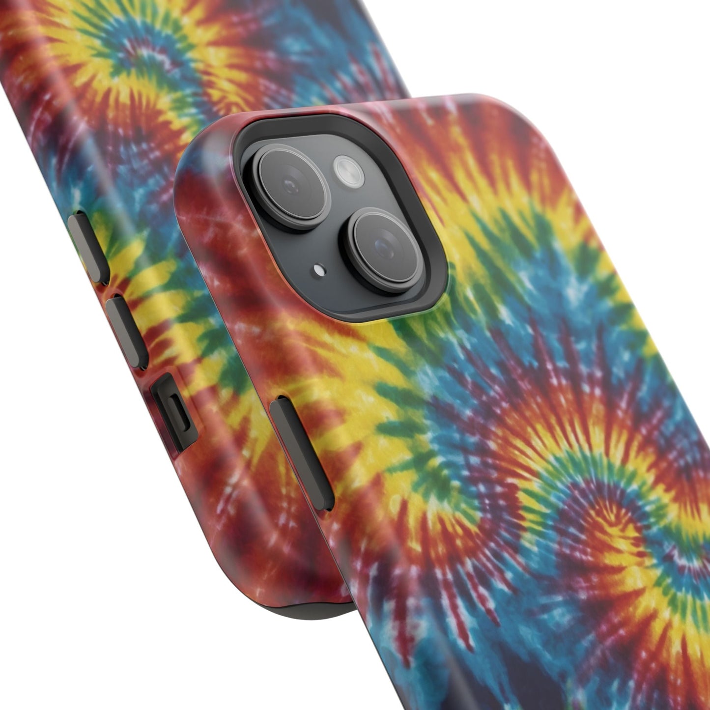 Retro Rainbow Tie - Dye MagSafe Case – Swirl Design - BOGO Cases