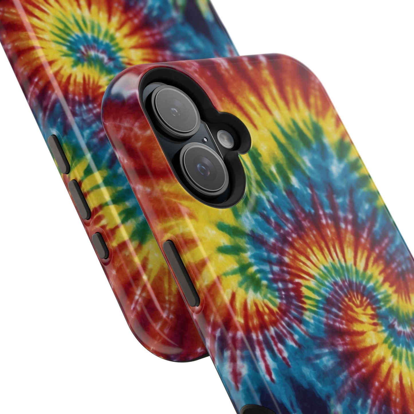 Retro Rainbow Tie - Dye MagSafe Case – Swirl Design - BOGO Cases