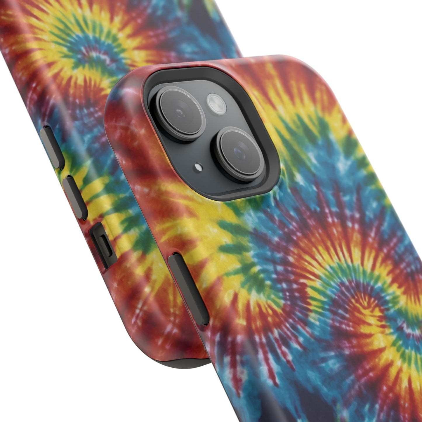 Retro Rainbow Tie - Dye MagSafe Case – Swirl Design - BOGO Cases