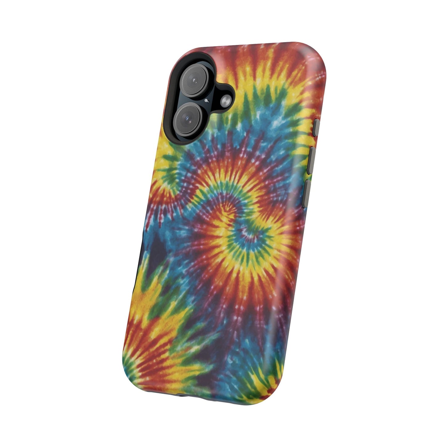 Retro Rainbow Tie - Dye MagSafe Case – Swirl Design - BOGO Cases