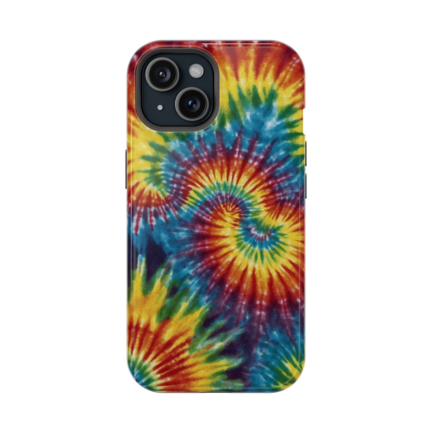 Retro Rainbow Tie - Dye MagSafe Case – Swirl Design - BOGO Cases