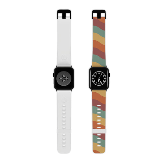 Retro Vibe Wavy Stripes Apple Watch Band - BOGO Cases