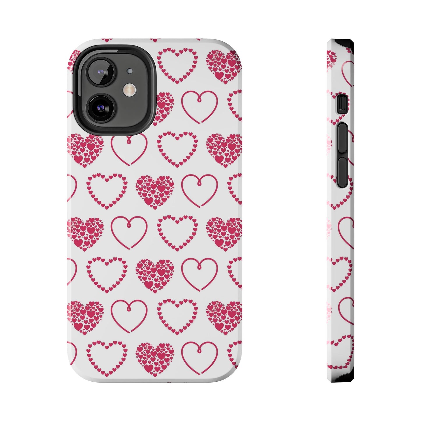 Romantic Heart Cluster iPhone Case - BOGO Cases