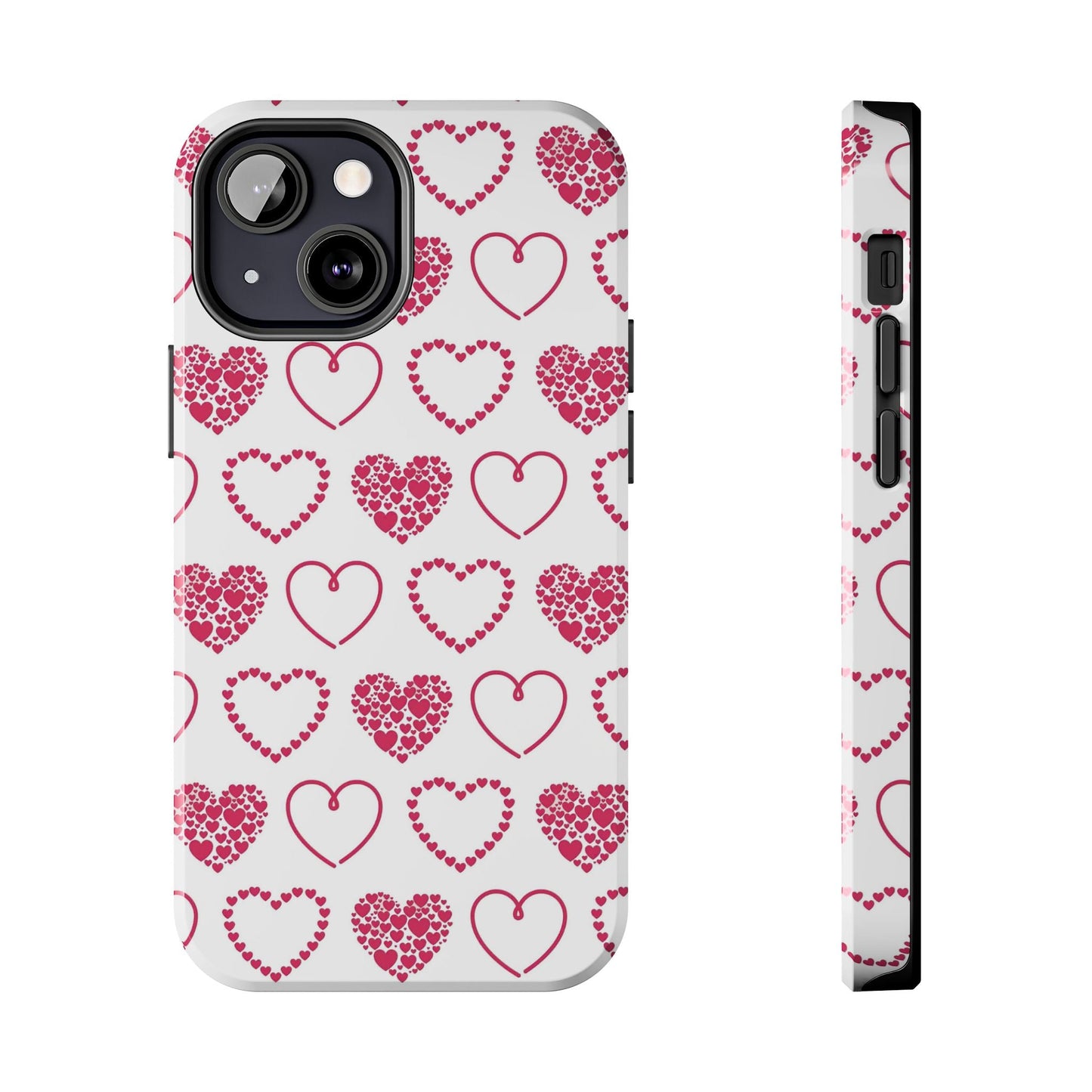 Romantic Heart Cluster iPhone Case - BOGO Cases