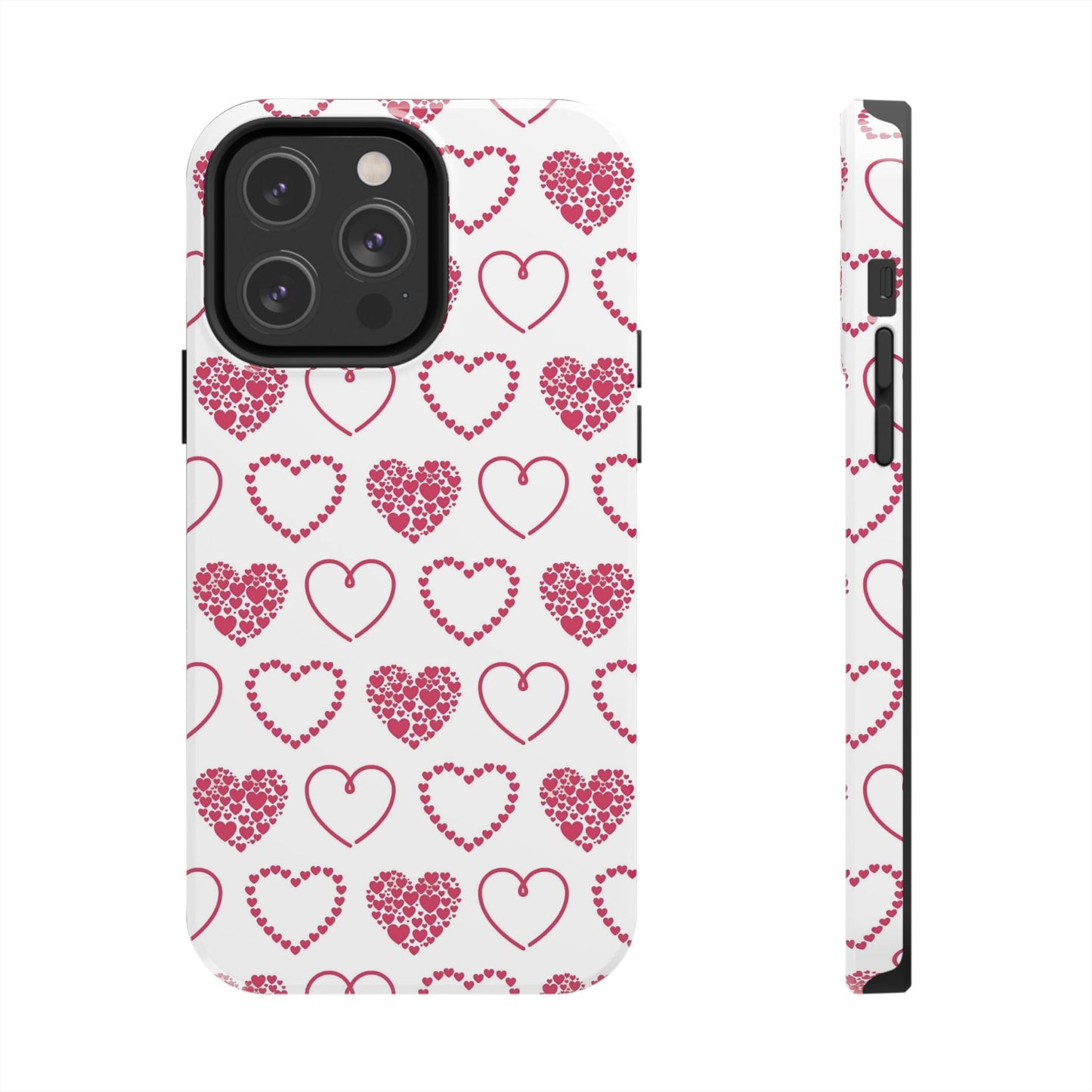 Romantic Heart Cluster iPhone Case - BOGO Cases