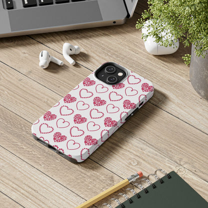 Romantic Heart Cluster iPhone Case - BOGO Cases