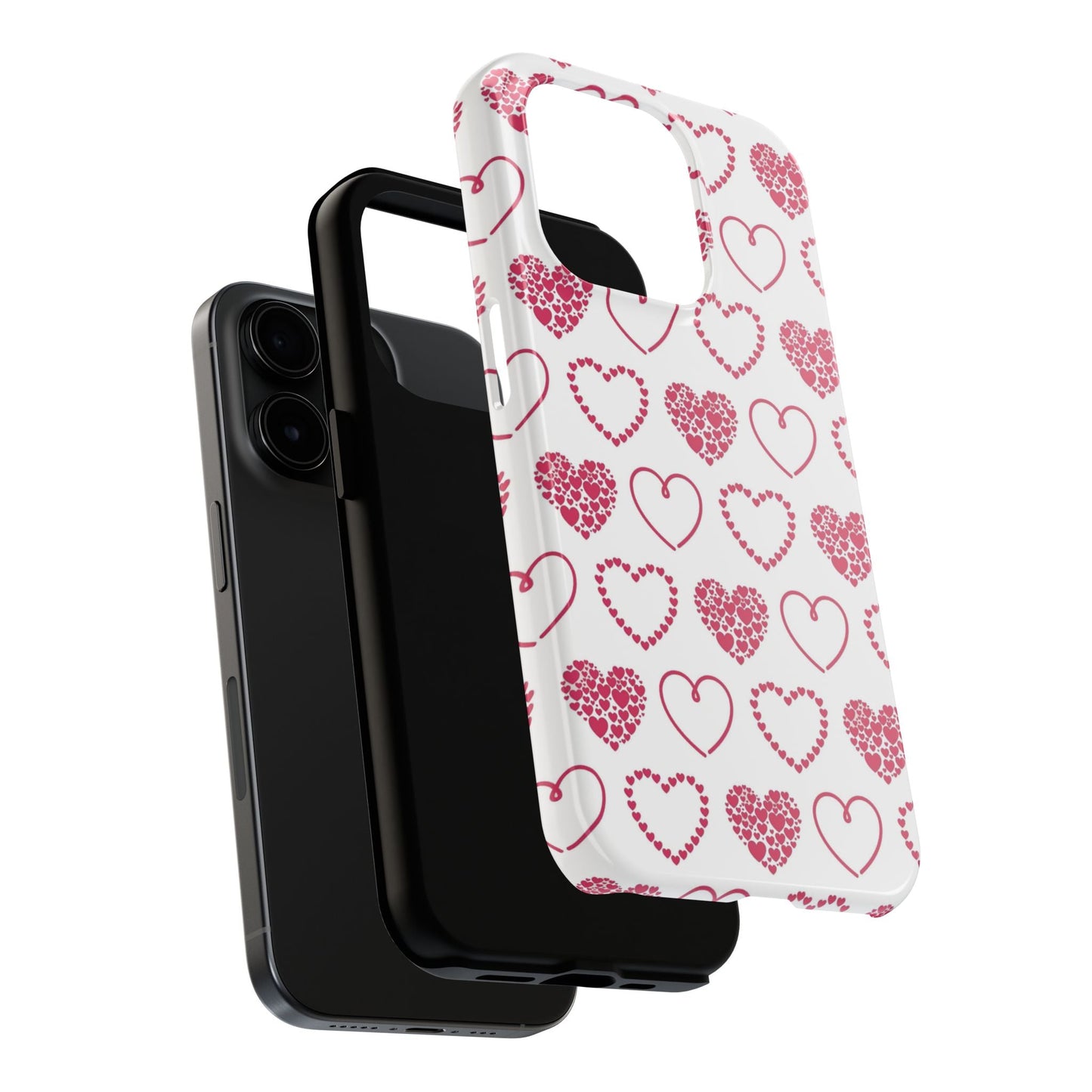 Romantic Heart Cluster iPhone Case - BOGO Cases