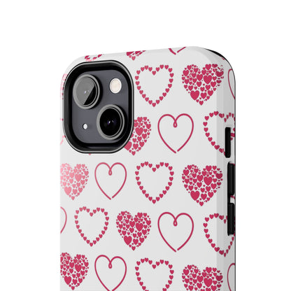 Romantic Heart Cluster iPhone Case - BOGO Cases