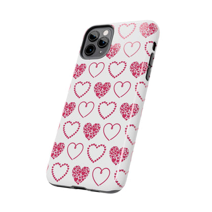 Romantic Heart Cluster iPhone Case - BOGO Cases