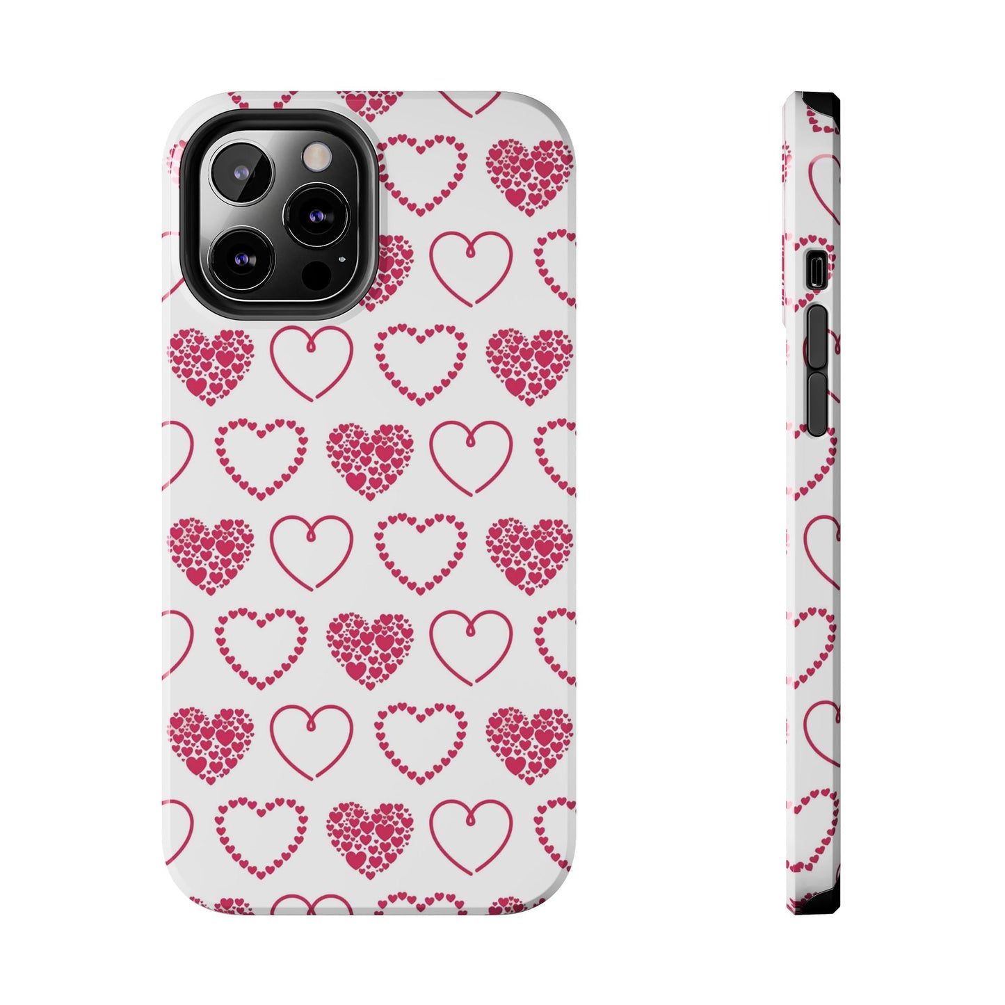 Romantic Heart Cluster iPhone Case - BOGO Cases