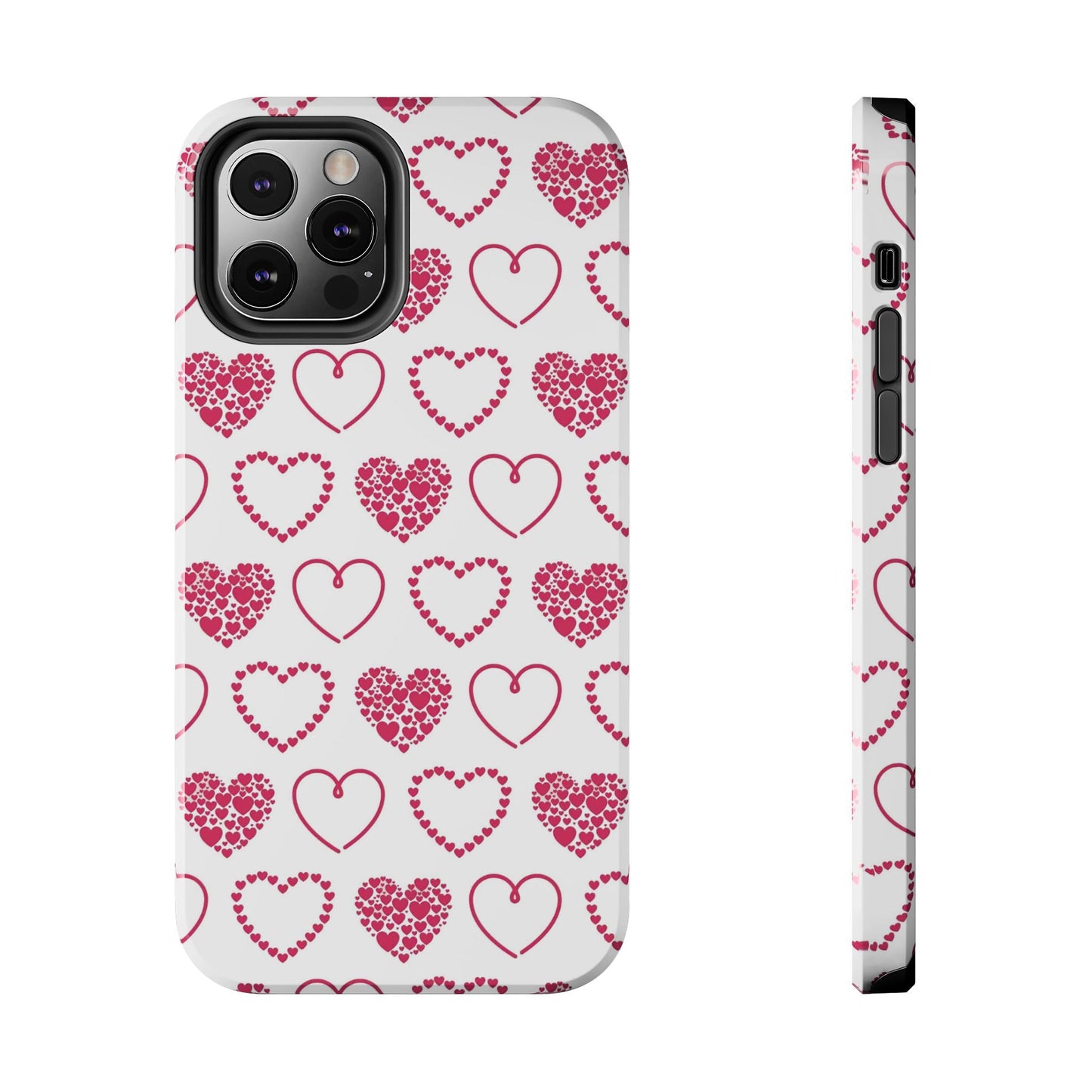 Romantic Heart Cluster iPhone Case - BOGO Cases