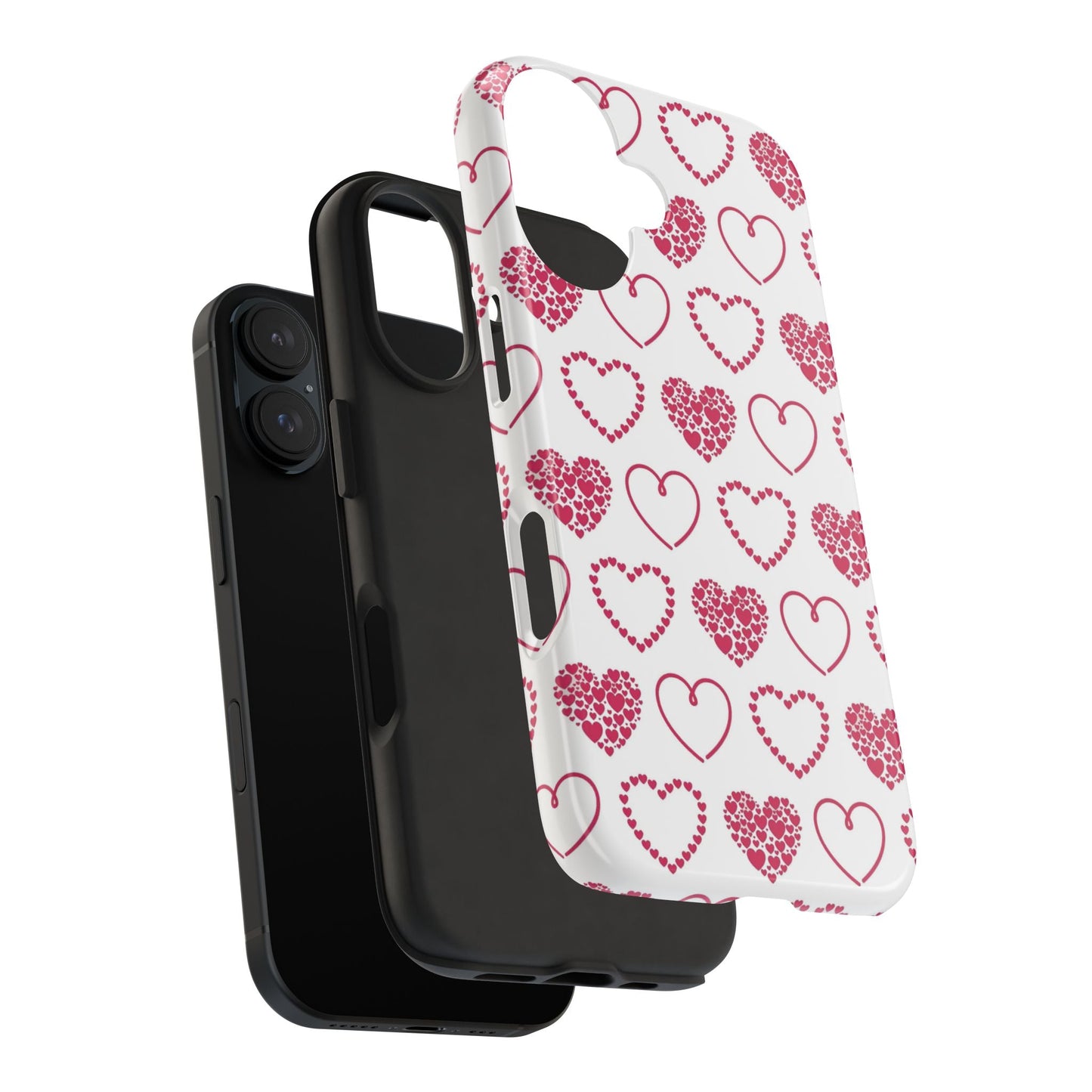 Romantic Heart Cluster iPhone Case - BOGO Cases