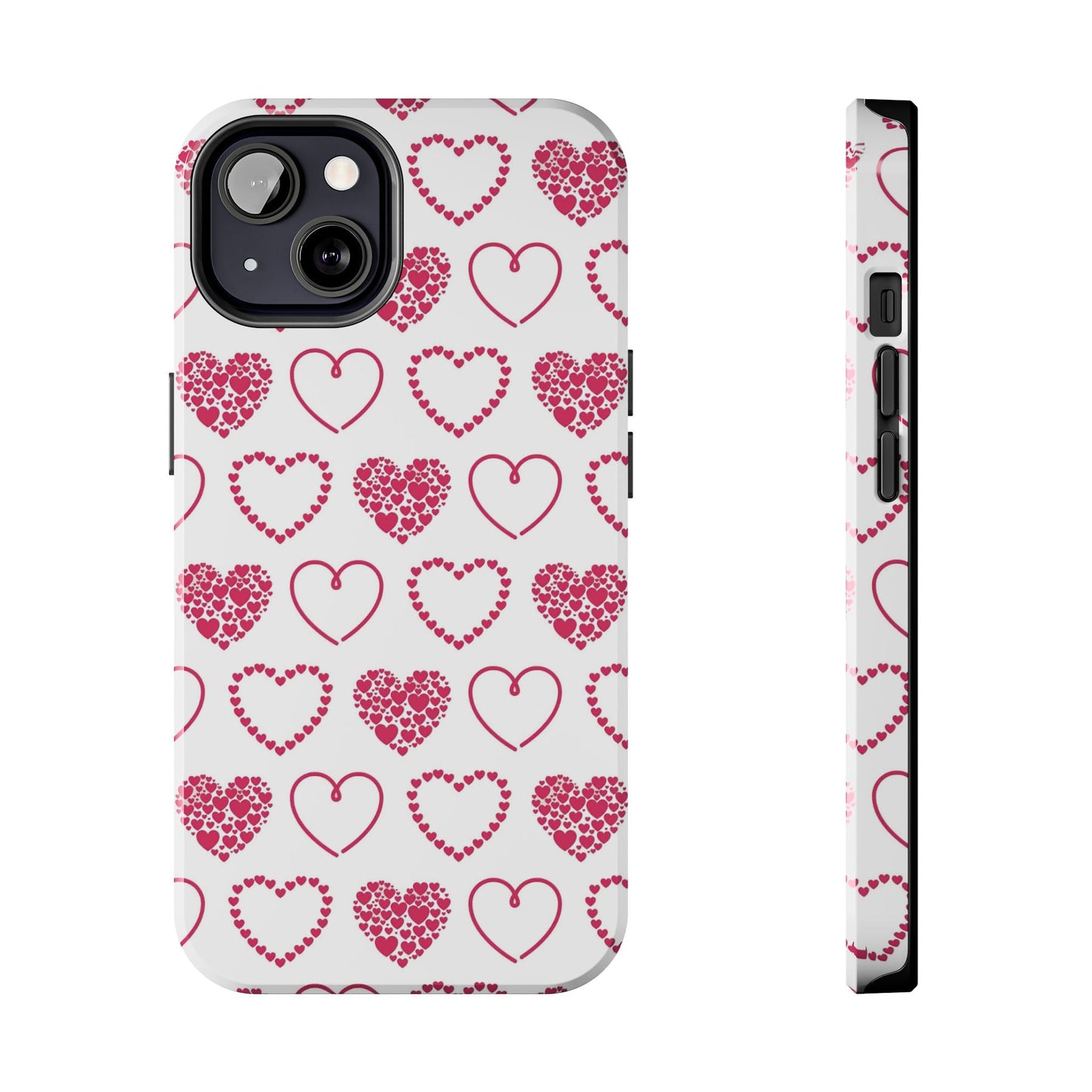 Romantic Heart Cluster iPhone Case - BOGO Cases
