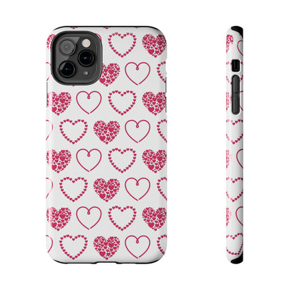 Romantic Heart Cluster iPhone Case - BOGO Cases