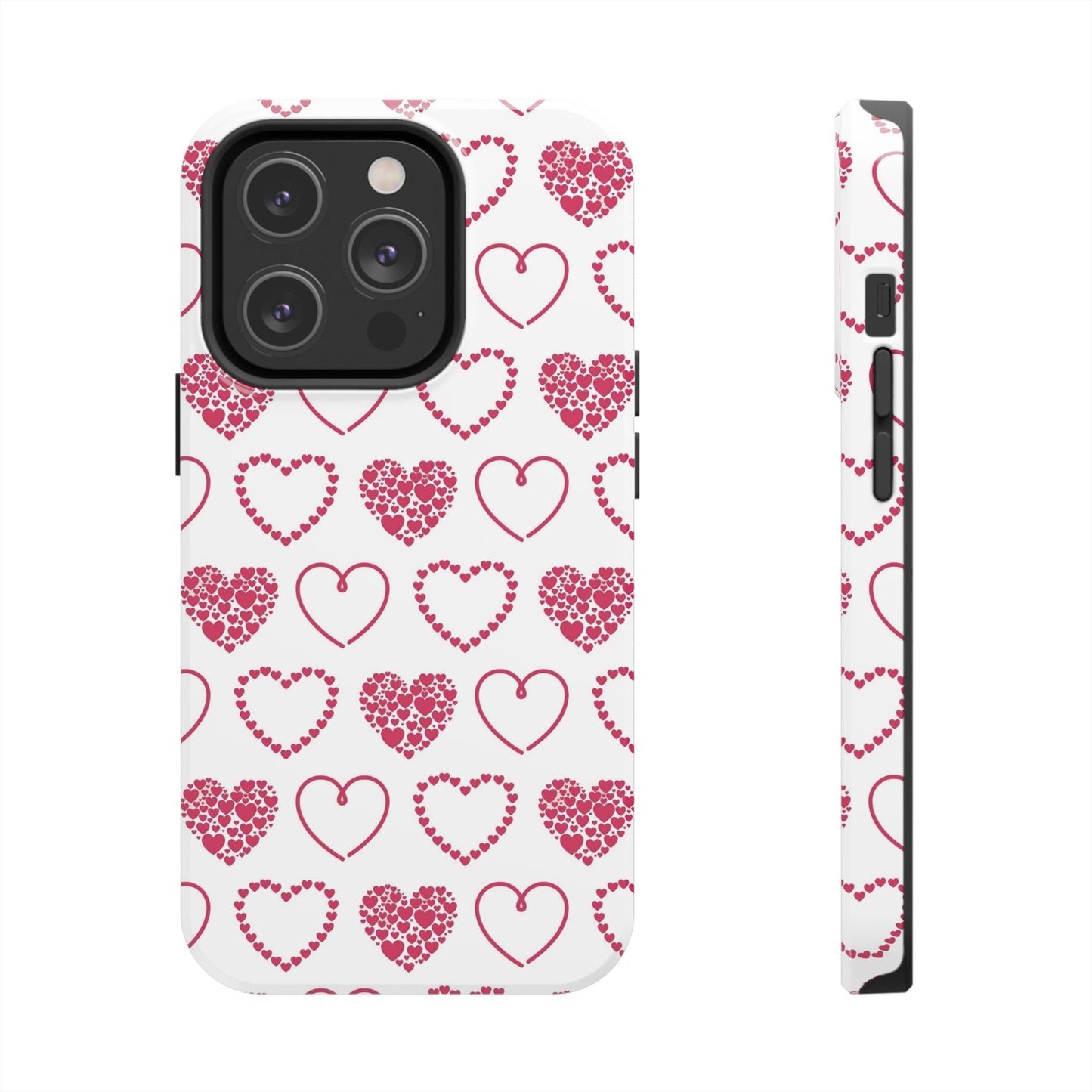 Romantic Heart Cluster iPhone Case - BOGO Cases