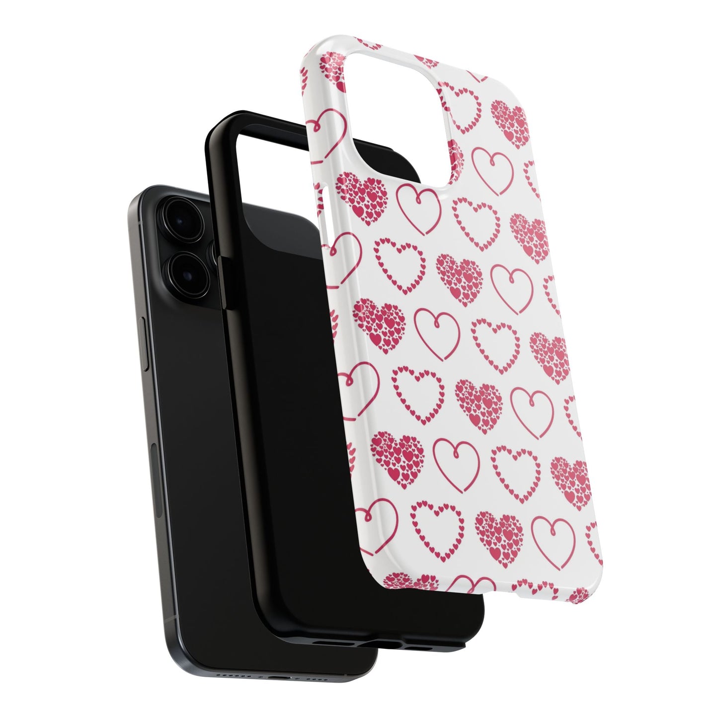 Romantic Heart Cluster iPhone Case - BOGO Cases