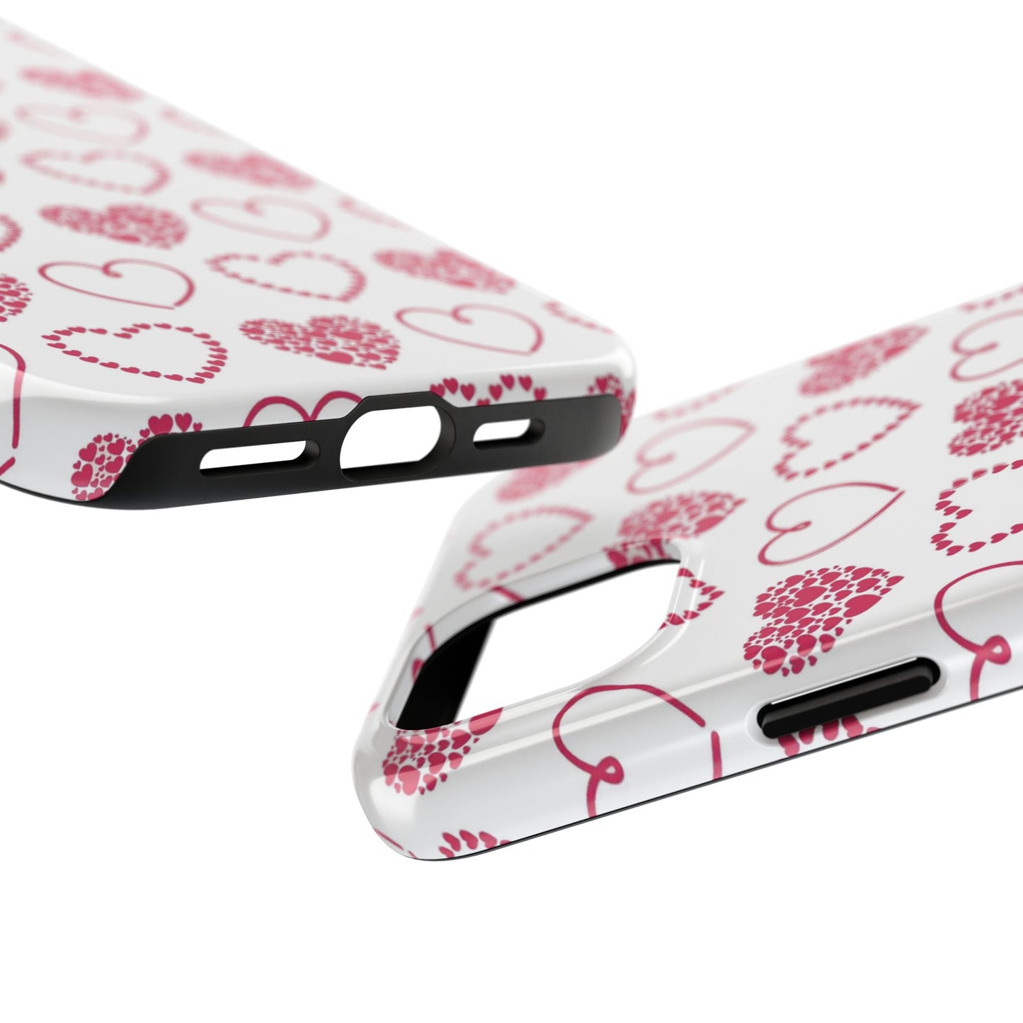 Romantic Heart Cluster iPhone Case - BOGO Cases