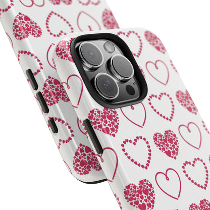 Romantic Heart Cluster iPhone Case - BOGO Cases