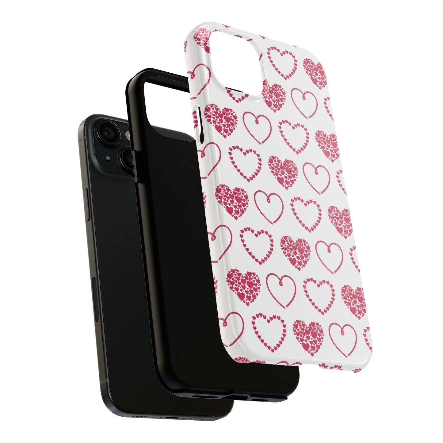 Romantic Heart Cluster iPhone Case - BOGO Cases
