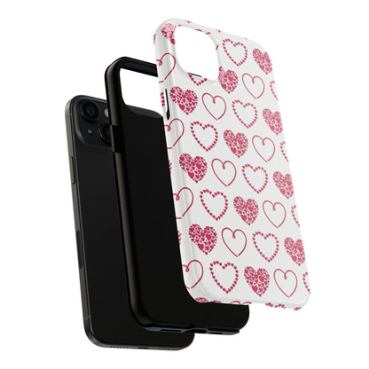 Romantic Heart Cluster iPhone Case - BOGO Cases